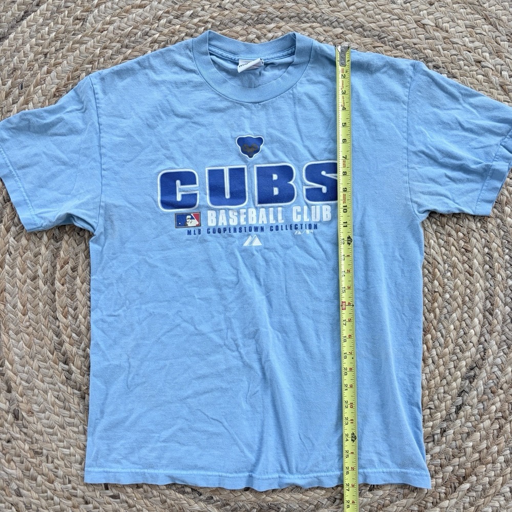 Vintage Chicago Cubs Baseball Club T-Shirt Large Blue Short Sleeve - Picture 7 of 7
